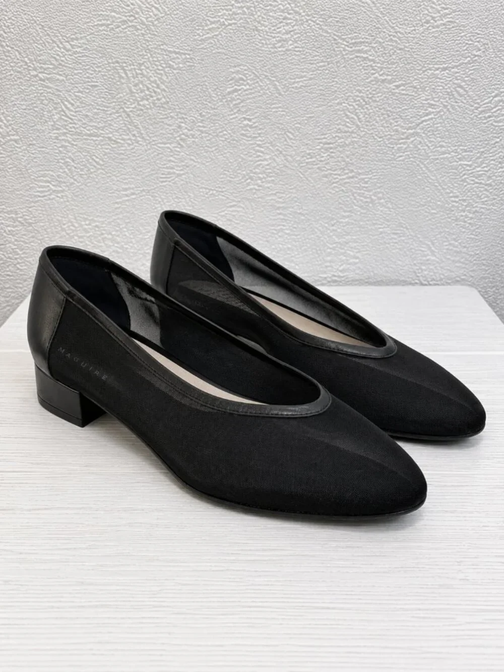 Maguire Torza Black Mesh Ballerina Ballet Flats EU 40 US 9.5-10